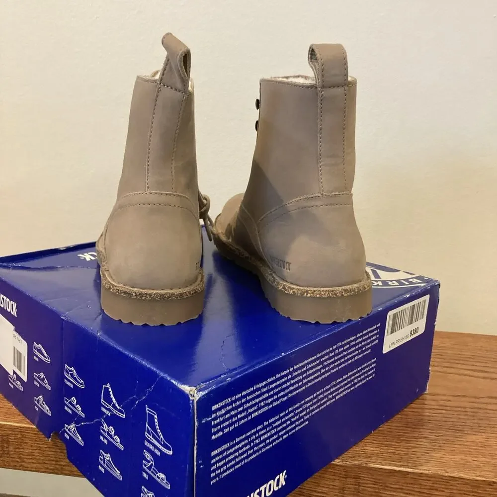 Birkenstock Bryson Shearling Boots | Women 11 US, 42 EU | Beige Taupe | Men's 9